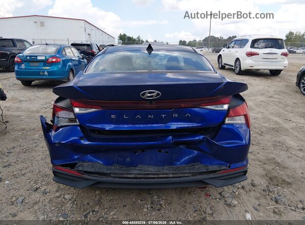 KMHLS4AGXMU193097 2021 HYUNDAI ELANTRA Blue Vista frontal