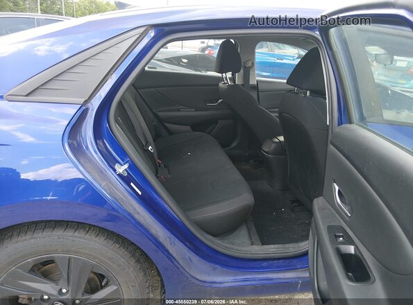 KMHLS4AGXMU193097 2021 HYUNDAI ELANTRA Blue Vista de la etiqueta del VIN