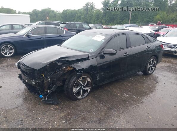 KMHLS4AGXPU442843 2023 HYUNDAI ELANTRA Black Front left