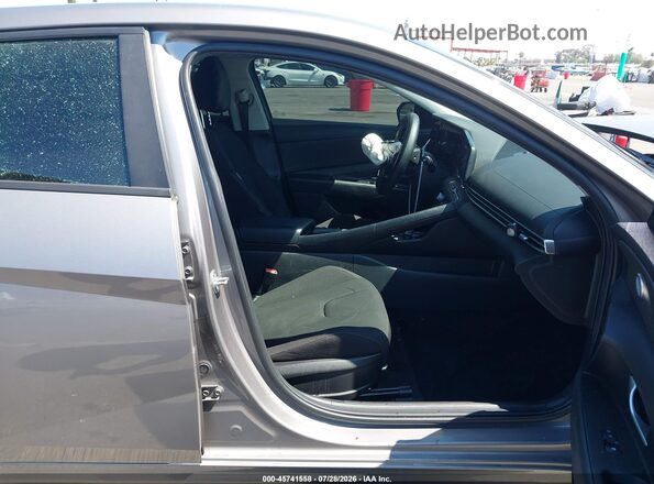 KMHLS4AGXPU474286 2023 HYUNDAI ELANTRA Gray წინა სალონის ხედი