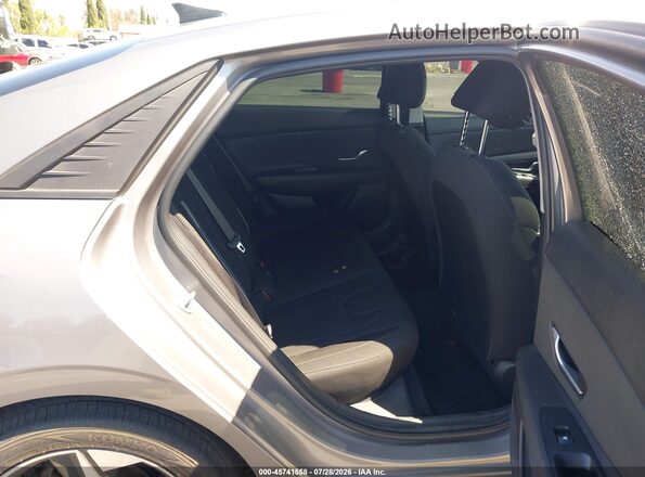 KMHLS4AGXPU474286 2023 HYUNDAI ELANTRA Gray VIN კოდის სტიკერის ხედი