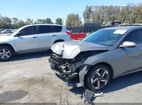 KMHLS4AGXPU474286 2023 HYUNDAI ELANTRA Gray წინა ხედი