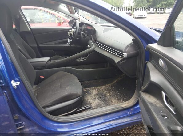 KMHLS4AGXPU477303 2023 HYUNDAI ELANTRA Blue Vista interior delantera