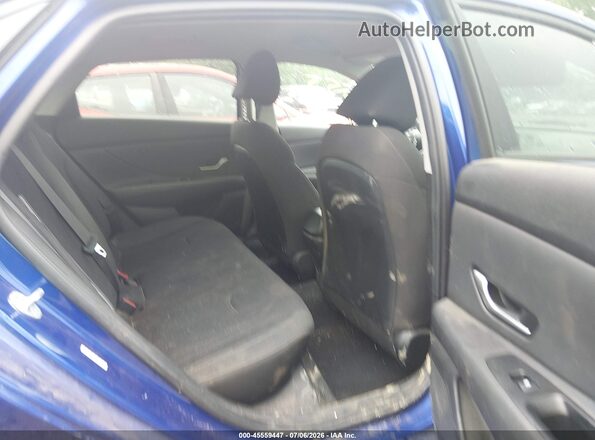 KMHLS4AGXPU477303 2023 HYUNDAI ELANTRA Blue Vista de la etiqueta del VIN