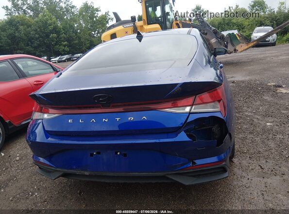 KMHLS4AGXPU477303 2023 HYUNDAI ELANTRA Blue 