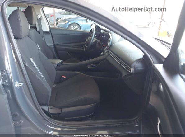 KMHLS4AGXPU600680 2023 HYUNDAI ELANTRA Gray Widok wnętrza z przodu