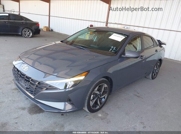 KMHLS4AGXPU600680 2023 HYUNDAI ELANTRA Gray Przód lewy