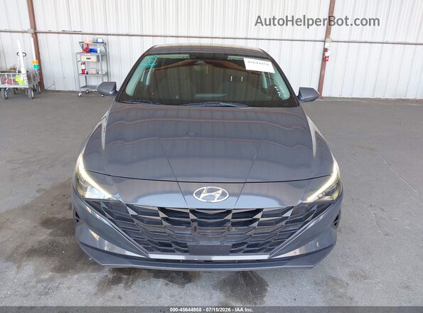 KMHLS4AGXPU600680 2023 HYUNDAI ELANTRA Gray Widok zestawu wskaźników