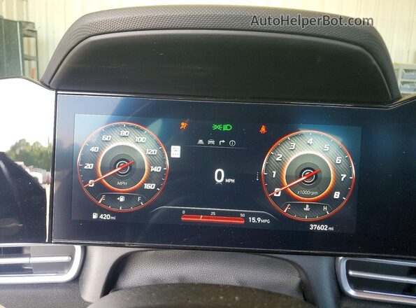 KMHLS4DG0RU647862 2024 HYUNDAI ELANTRA Синий Вид щитка приборов
