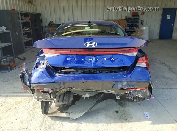 KMHLS4DG0RU647862 2024 HYUNDAI ELANTRA Синий Вид сзади