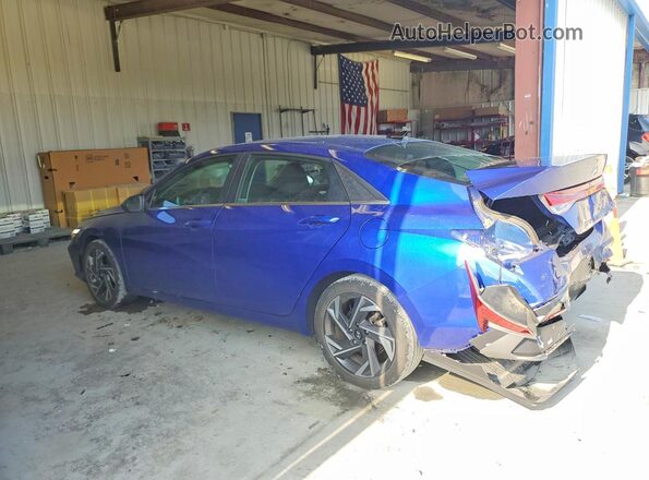KMHLS4DG0RU647862 2024 HYUNDAI ELANTRA Синий Задняя левая четверть