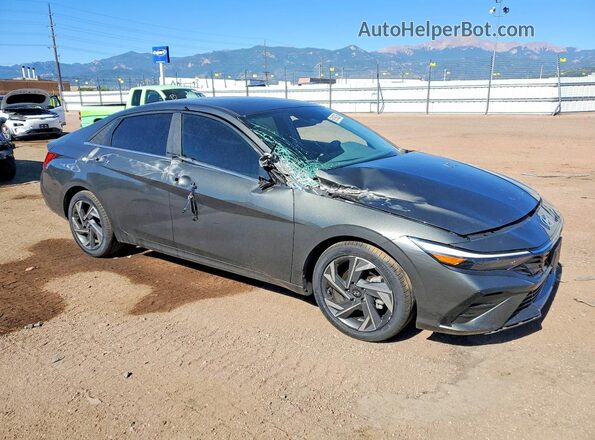 KMHLS4DG0RU716551 2024 HYUNDAI ELANTRA Серый Передняя правая четверть