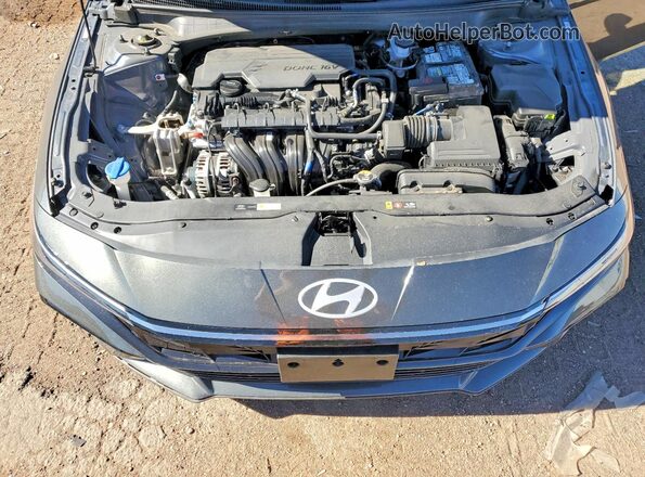 KMHLS4DG0RU716551 2024 HYUNDAI ELANTRA Серый Вид задней части салона