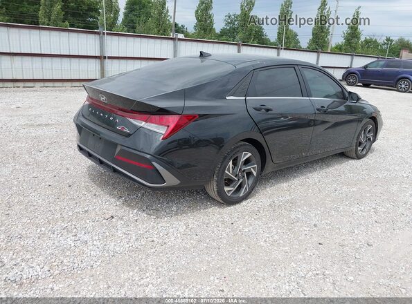 KMHLS4DG0RU729607 2024 HYUNDAI ELANTRA Black Trasero derecho