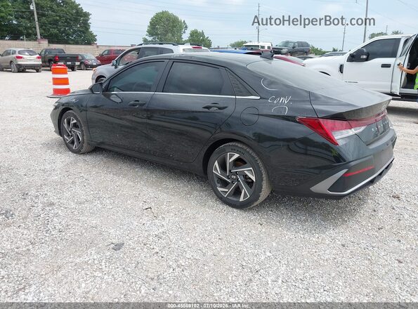 KMHLS4DG0RU729607 2024 HYUNDAI ELANTRA Black Trasero izquierdo