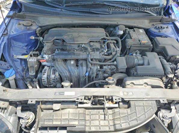 KMHLS4DG0RU832431 2024 HYUNDAI ELANTRA Blue Սալոնի հետևի տեսք