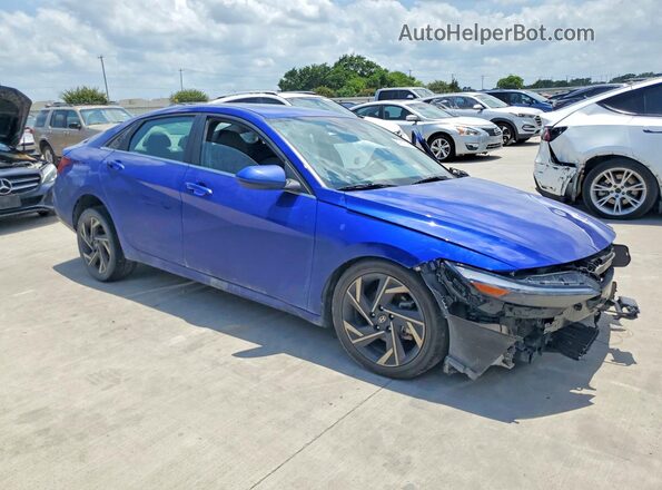 KMHLS4DG0RU832431 2024 HYUNDAI ELANTRA Blue Առջևի աջ