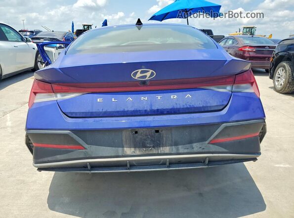 KMHLS4DG0RU832431 2024 HYUNDAI ELANTRA Blue Հետևի տեսք