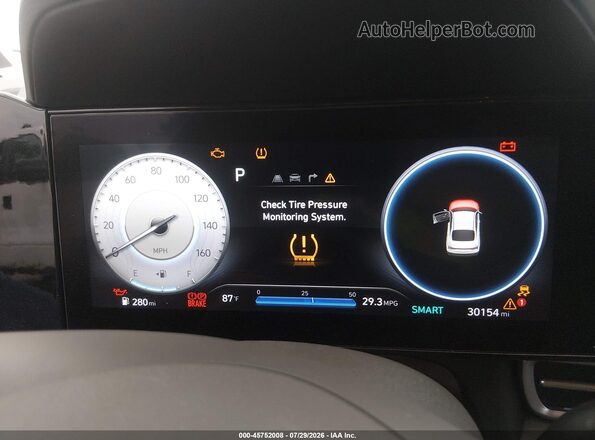 KMHLS4DG0SU018205 2025 HYUNDAI ELANTRA Gray Vista de los asientos traseros