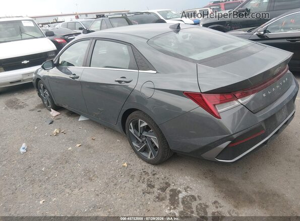 KMHLS4DG0SU018205 2025 HYUNDAI ELANTRA Gray Trasero izquierdo