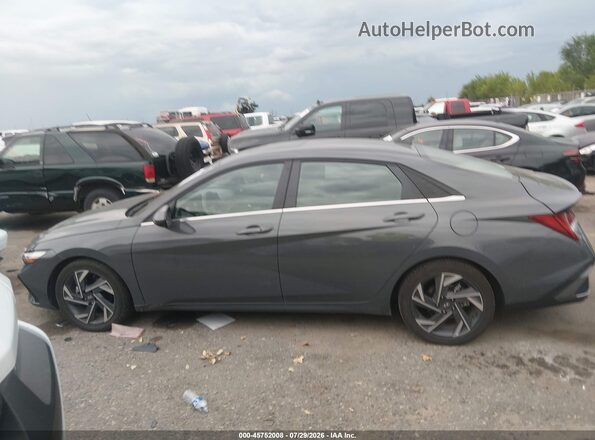 KMHLS4DG0SU018205 2025 HYUNDAI ELANTRA Gray Vista interior de 360 grados