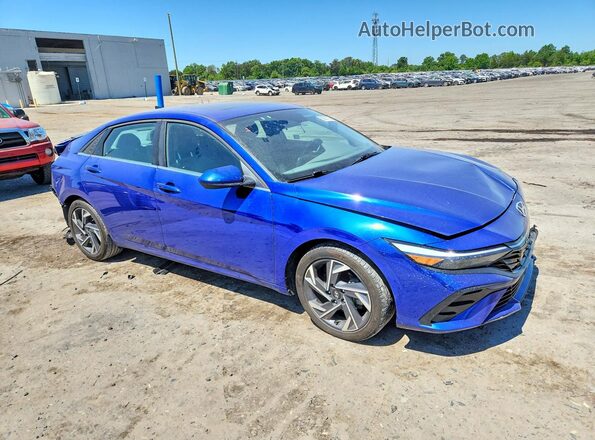 KMHLS4DG0SU878279 2025 HYUNDAI ELANTRA Blue Առջևի աջ