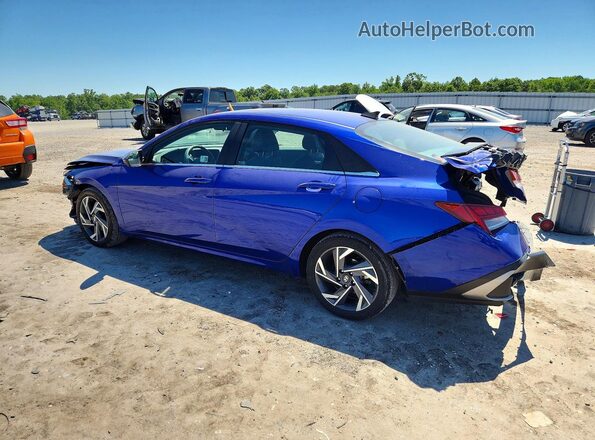 KMHLS4DG0SU878279 2025 HYUNDAI ELANTRA Blue Հետևի ձախ