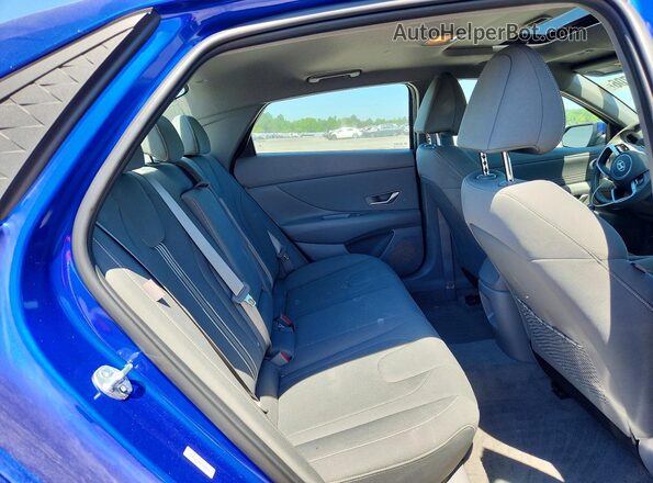 KMHLS4DG0SU878279 2025 HYUNDAI ELANTRA Blue Հետևի նստատեղերի տեսք