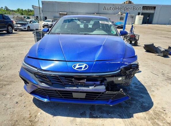 KMHLS4DG0SU878279 2025 HYUNDAI ELANTRA Blue Դիմացի տեսք