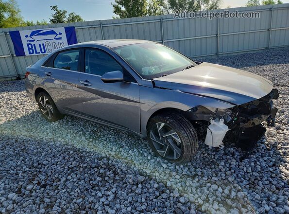 KMHLS4DG0SU912382 2025 HYUNDAI ELANTRA Gray წინა მარჯვენა