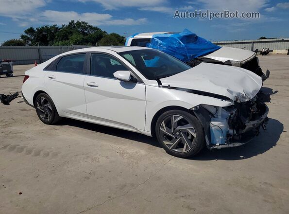 KMHLS4DG0SU931000 2025 HYUNDAI ELANTRA White Przód prawy