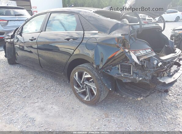KMHLS4DG0SU939159 2025 HYUNDAI ELANTRA Черный Задняя левая четверть