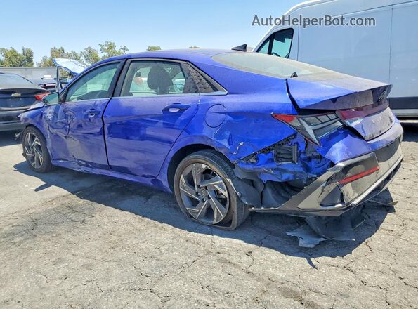 KMHLS4DG0SU963347 2025 HYUNDAI ELANTRA Blue Tył lewy