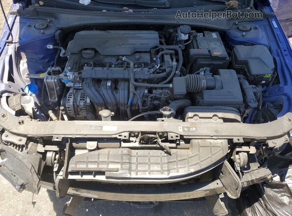 KMHLS4DG0SU963347 2025 HYUNDAI ELANTRA Blue Widok wnętrza z tyłu
