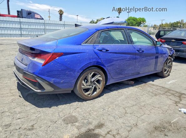 KMHLS4DG0SU963347 2025 HYUNDAI ELANTRA Blue Tył prawy