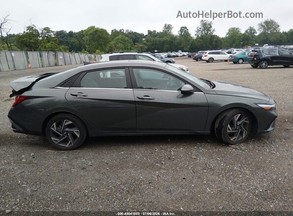 KMHLS4DG1RU664119 2024 HYUNDAI ELANTRA Серый Вид задней части салона