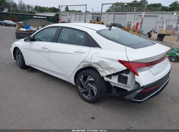 KMHLS4DG1SU862401 2025 HYUNDAI ELANTRA Белый Задняя левая четверть
