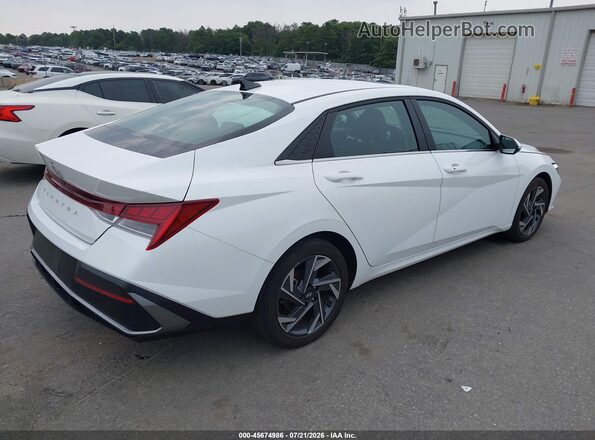 KMHLS4DG1SU862401 2025 HYUNDAI ELANTRA Белый Задняя правая четверть