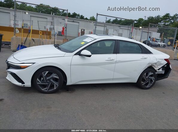 KMHLS4DG1SU862401 2025 HYUNDAI ELANTRA Белый Панорамный вид салона 360°
