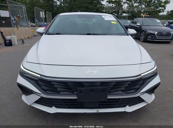 KMHLS4DG1SU862401 2025 HYUNDAI ELANTRA Белый Вид щитка приборов