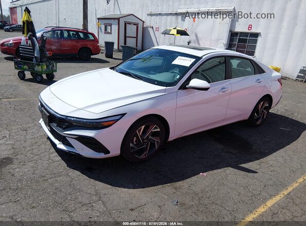 KMHLS4DG1SU910009 2025 HYUNDAI ELANTRA White Front left