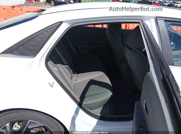 KMHLS4DG1SU910009 2025 HYUNDAI ELANTRA White VIN sticker view