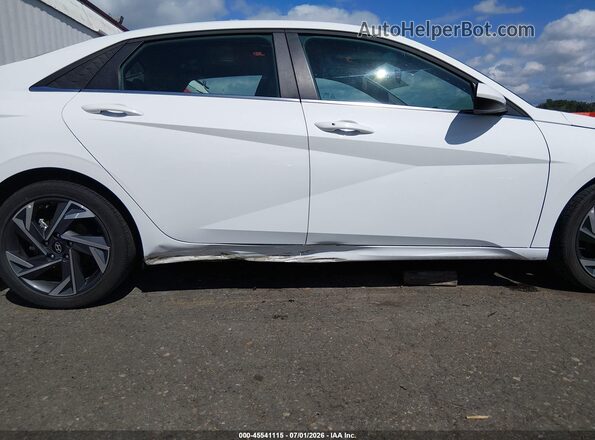 KMHLS4DG1SU910009 2025 HYUNDAI ELANTRA White Front view