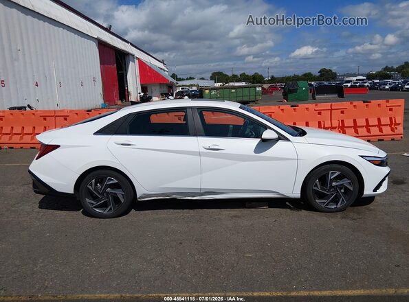 KMHLS4DG1SU910009 2025 HYUNDAI ELANTRA White Rear interior view