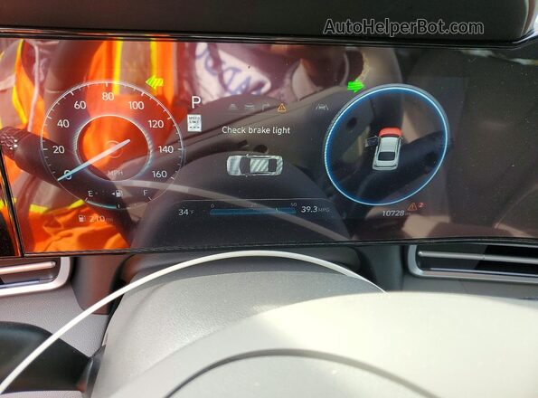 KMHLS4DG1SU935105 2025 HYUNDAI ELANTRA Red Սարքավորումների վահանակի տեսք