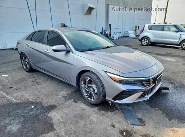 KMHLS4DG2RU663416 2024 HYUNDAI ELANTRA Gray Front right