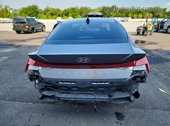 KMHLS4DG2RU663416 2024 HYUNDAI ELANTRA Gray Rear view