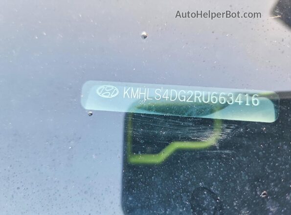 KMHLS4DG2RU663416 2024 HYUNDAI ELANTRA Gray Engine compartment view