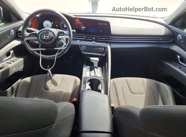 KMHLS4DG2RU786424 2024 HYUNDAI ELANTRA Gray წინა პანელის ხედი