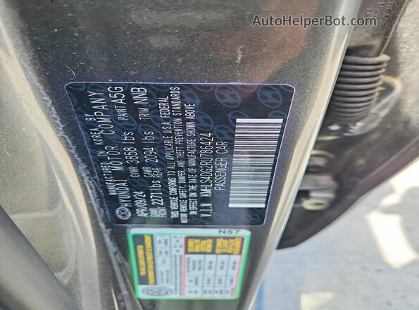 KMHLS4DG2RU786424 2024 HYUNDAI ELANTRA Gray ძრავის განყოფილების ხედი